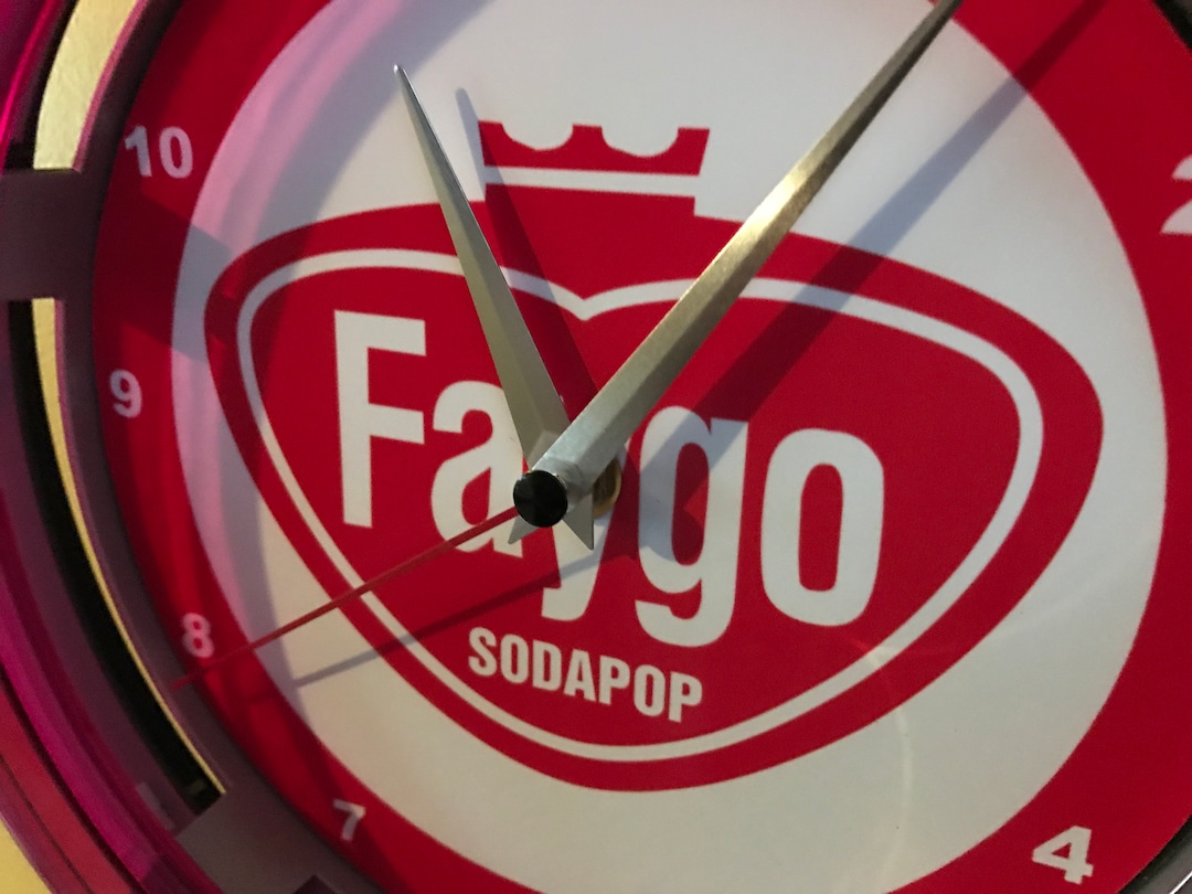 FAYGO DETROIT Soda Fountain Diner Kitchen Bar Neon Man Cave Retro Wall