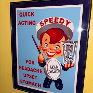 【激レア!】レトロ雑貨　SPEEDY アルカセルツァー　1970's Retro Goods SPEEDY Alka-Seltzer 1970's from Japan Very Rare