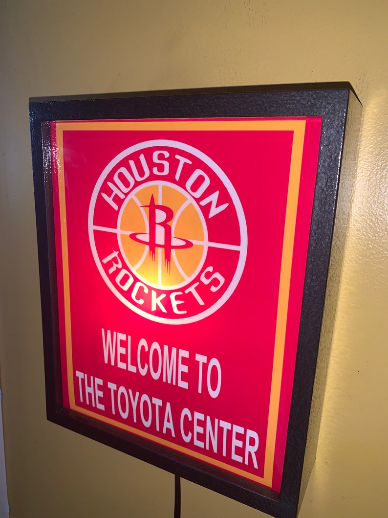 Houston Rockets Basketball Stadium Bar Man Cave Lighted Advertising ...