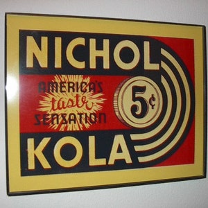 Nichol Kola Sign - Etsy