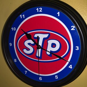 STP Motor Oil Gas Service Station Garage Mechanic Bar Advertising Man ...