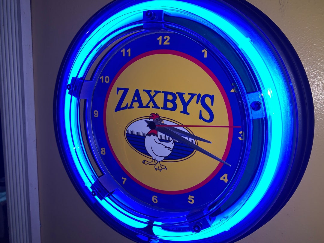 Zaxby's Chicken Restaurant Diner Kitchen Bar Neon Retro Advertising
