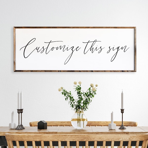 Customized Dining Room Wall Decor Etsy