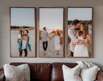 Wedding Photo Sign - Wooden Frame- Framed Wedding Portrait - Custom Print - APKhome