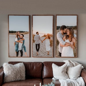 Wedding Photo Sign - Wooden Frame- Framed Wedding Portrait - Custom Print - APKhome