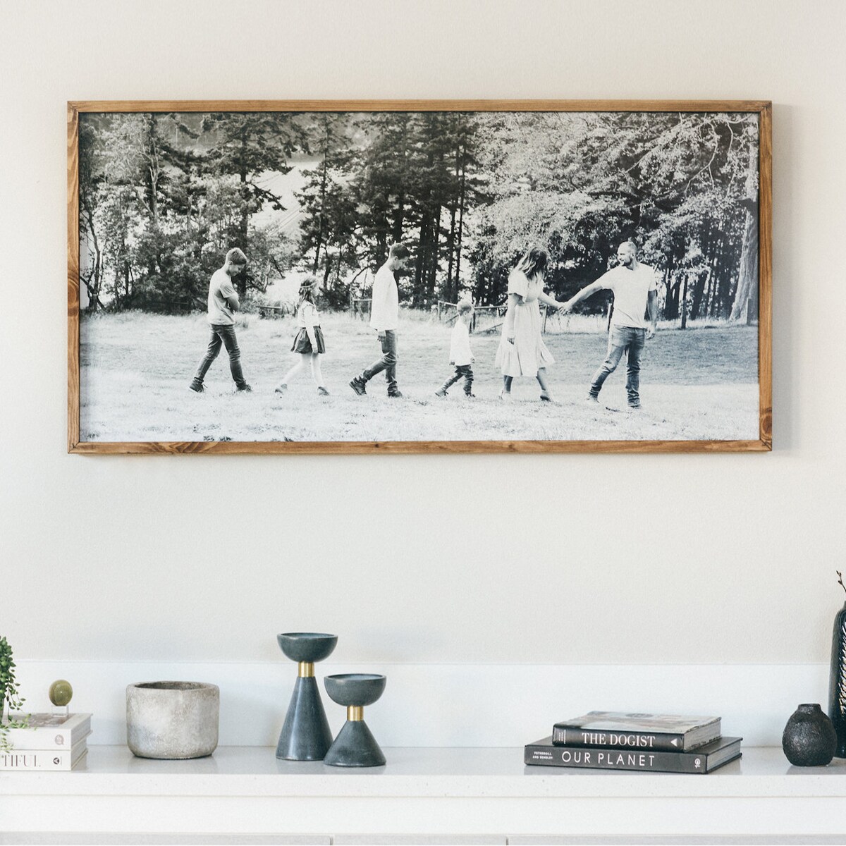 Wedding Photo 44x22 Horizontal Wooden Frame - Framed Wedding Portrait Custom Print Apkhome - Etsy