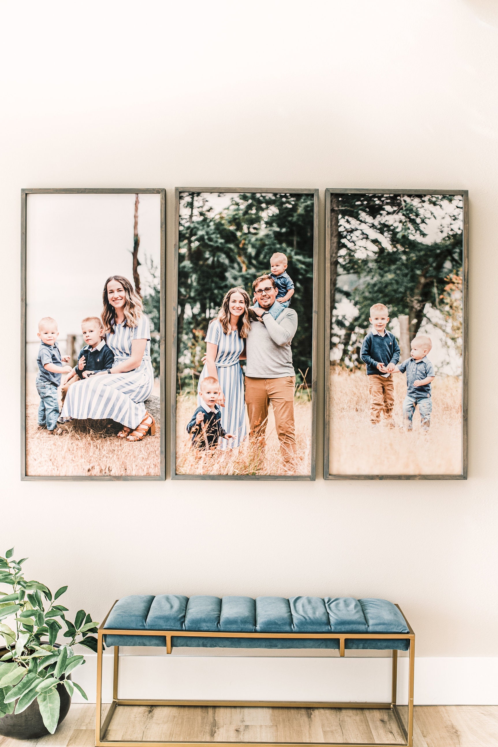 Wooden Frame Photo Sign - Framed Wedding Photo - Family