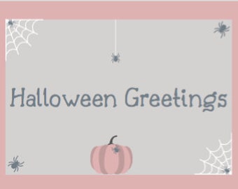 Halloween Greetings Sign