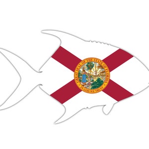 Autocollant en vinyle de floride Permis Die Cut