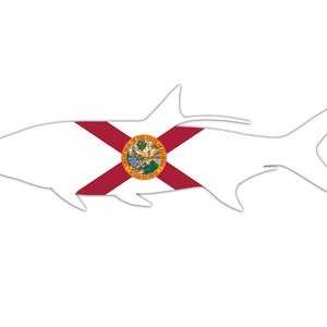 Florida Tarpon Die Cut Sticker