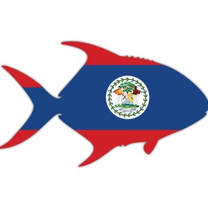 Belize Permit Die Cut Sticker