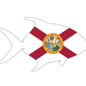 3"Florida Permit Die Cut Sticker