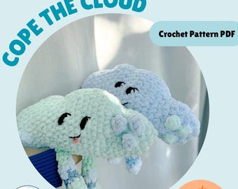 Cope Cloud Crochet Pattern | Anxiety Coping Skill | pdf | Grounding Technique | 54321 Method Print Out