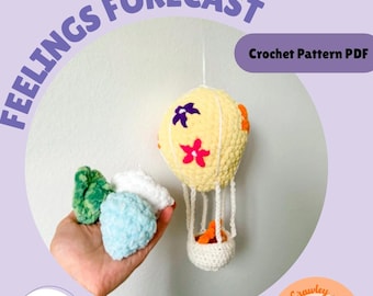 Feelings Forecast Hot Air Balloon | Crochet Pattern | pdf | Socio Emotional Learning | Weather Stress Balls