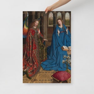 The Annunciation | Jan van Eyck | 1436 Early Netherlandish Poster Print