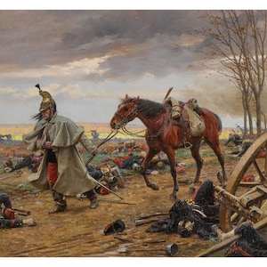 After the Battle/Apres la Bataille | Paul Louis Narcisse Grolleron | Napoleonic Wars Painting Print