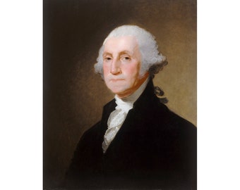 George Washington | Gilbert Stuart | 1821 American Founding Fathers Painting Print