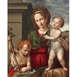 The Madonna and Child | Tuscan Art | Renaissance Biblical Poster Print