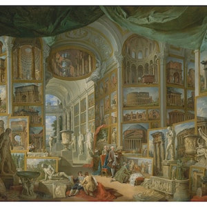 Ancient Rome | Giovanni Paolo Panini | 1757 Classical Poster Print