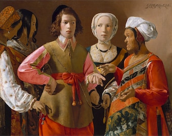 The Fortune Teller | Georges de La Tour | 1630 Baroque Print