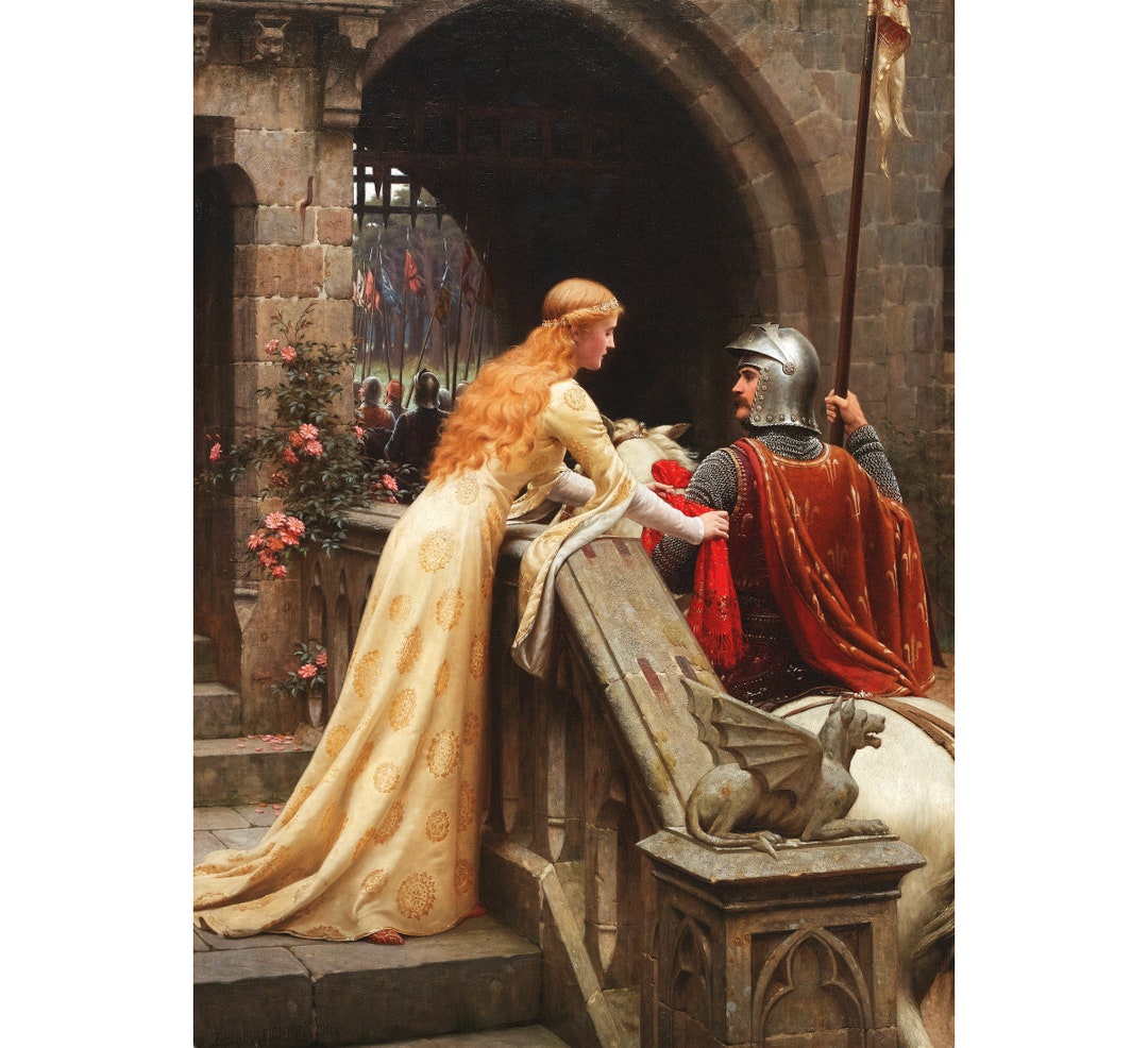 God Speed | Edmund Blair Leighton | 1900 Pre-raphaelite Poster Print - Etsy