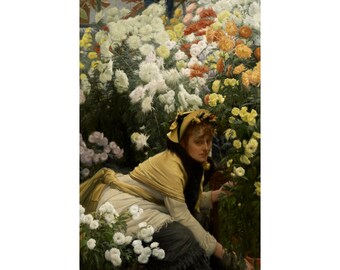 James Tissot, Hush!, French Painter, Bookplate for Framing , Fine