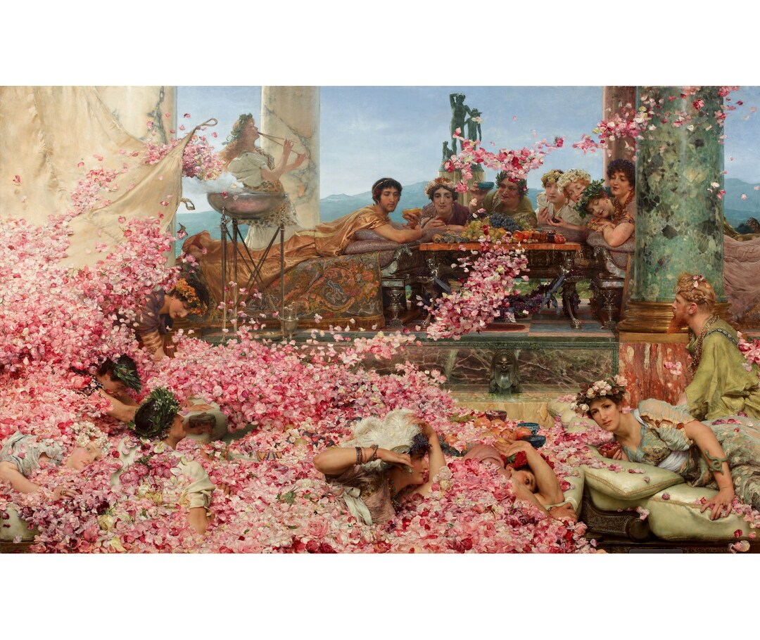 The Roses of Heliogabalus | Lawrence Alma-tadema | 1888 Roman Life ...