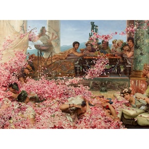 The Roses of Heliogabalus | Lawrence Alma-Tadema | 1888 Roman Life Poster Print