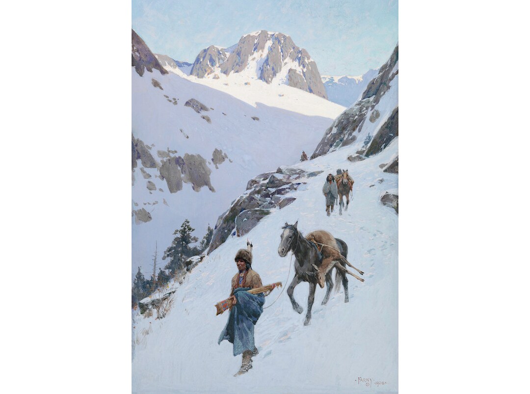 A Successful Hunt | Henry Francois Farny | 1906 Wild West Native ...