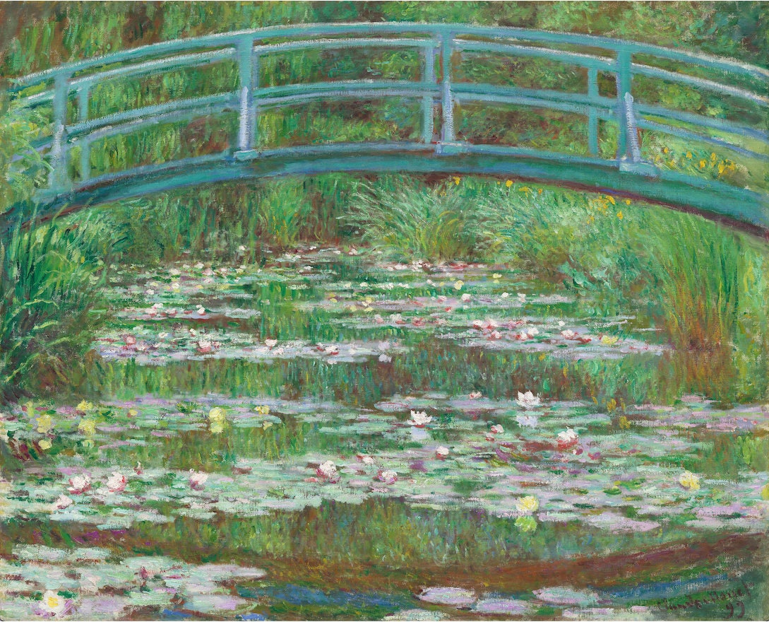 The Japanese Footbridge | Claude Monet | 1899 Impressionism