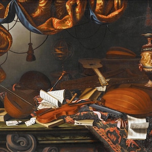 Musical Instruments | Bartolomeo Bettera | Renaissance Still Life Poster Print