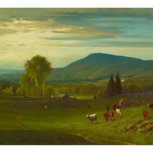 Summer in the Catskills | George Inness | 1867 Cow Poster Print - Etsy