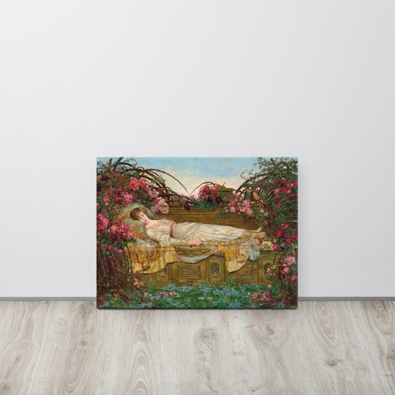 絵画　眠れる森 ジュエリー絵画® ディズニー 「眠れる森の美女」（SSサイズ）