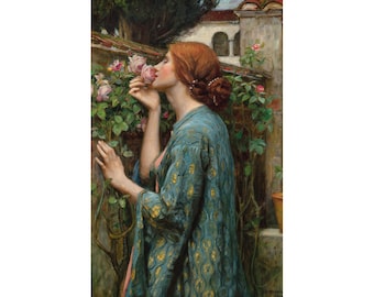 The Soul of the Rose | John William Waterhouse | 1908 Pre-Raphaelite Poster
