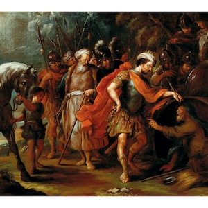 Diogenes and Alexander the Great | Antwerp Art | Greek Ancient History Print