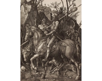 アルブレヒト・デューラーの名画「騎士、死、そして悪魔」（1513年