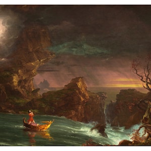 The Voyage of Life; Manhood | Thomas Cole | 1842 American Painting Print