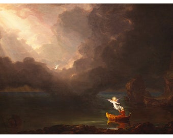 De reis van het leven; Ouderdom | Thomas Kool | 1842 Amerikaanse schilderkunst