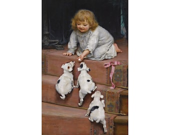 A Dead Heat | Arthur John Elsley | 1893 Animal Nursery Art Print