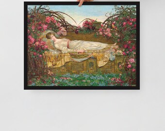 眠れる森の美女 | アーチボルド・ワクリー | 1901 年 おとぎ話の絵画