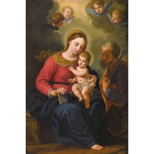 The Holy Family | Italian Art | Renaissance Biblical Poster Print
