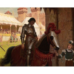Vanquished | Edmund Blair Leighton | 1884 Pre-Raphaelite Print