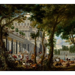 Ulysses at the Palace of Circe | 1667 Renaissance Greek Mythology Poster Print