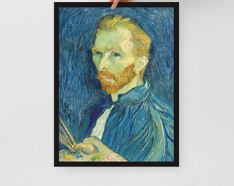 自画像 | フィンセント・ファン・ゴッホ | 1889 絵画版画 - Etsy 日本