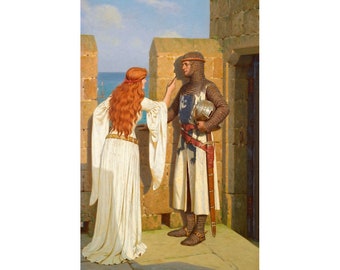 The Shadow | Edmund Blair Leighton | Pre-Raphaelite Art Print