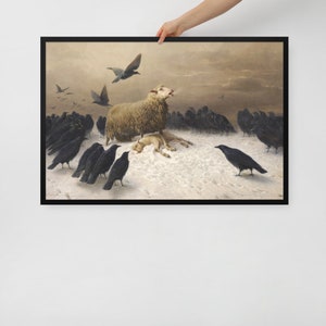 Anguish | August Friedrich Schenck | 1878 Animal Mother Print - Etsy