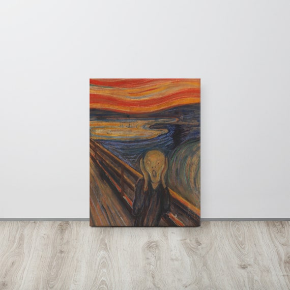 The Scream | Edvard Munch | 1895 Expressionist Painting Print - Etsy