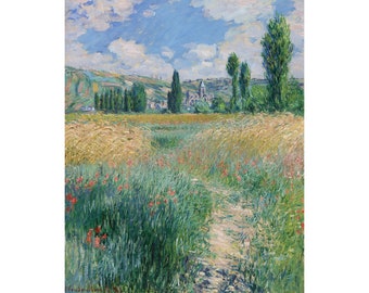 クロード・モネ - サン・マルタン島の風景 美術館品質の手描き油絵複製 クロード・モネ - サン・マルタン島の風景 美術館品質の手描き油絵複製