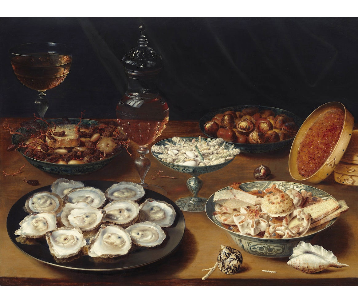 Dishes With Oysters, Fruit, and Wine | Osias Beert the Elder | 1625 ...