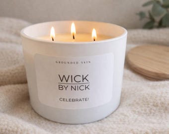 Wick by Nick Dupe Candle | Clean Burning Candles | Pure Soy Wax Candle | 14 oz Candle